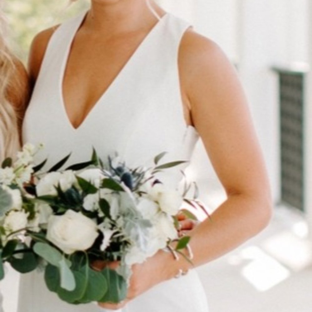 Ivory After Six Bridesmaid Dress (Style 1513)